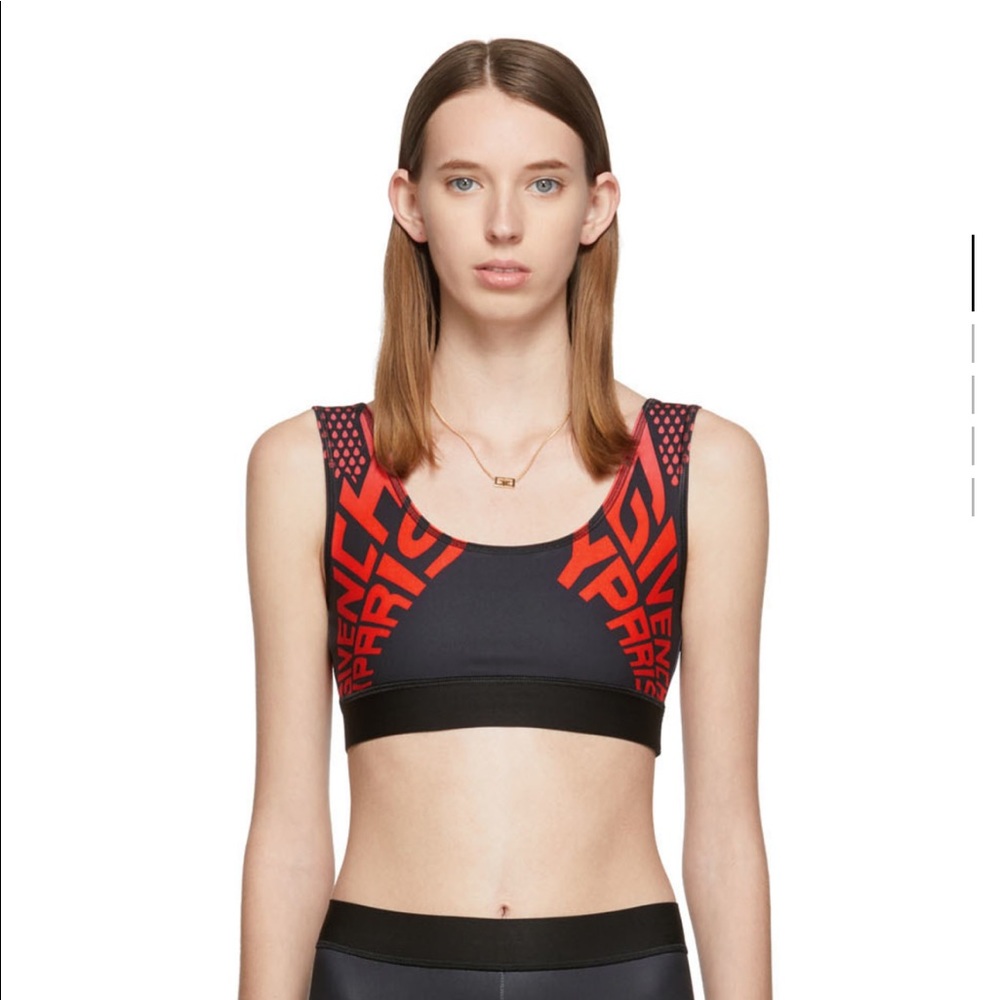 Givenchy logo bra